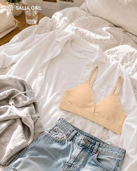 Soft Cotton-Modal Teen Bra 3PACK