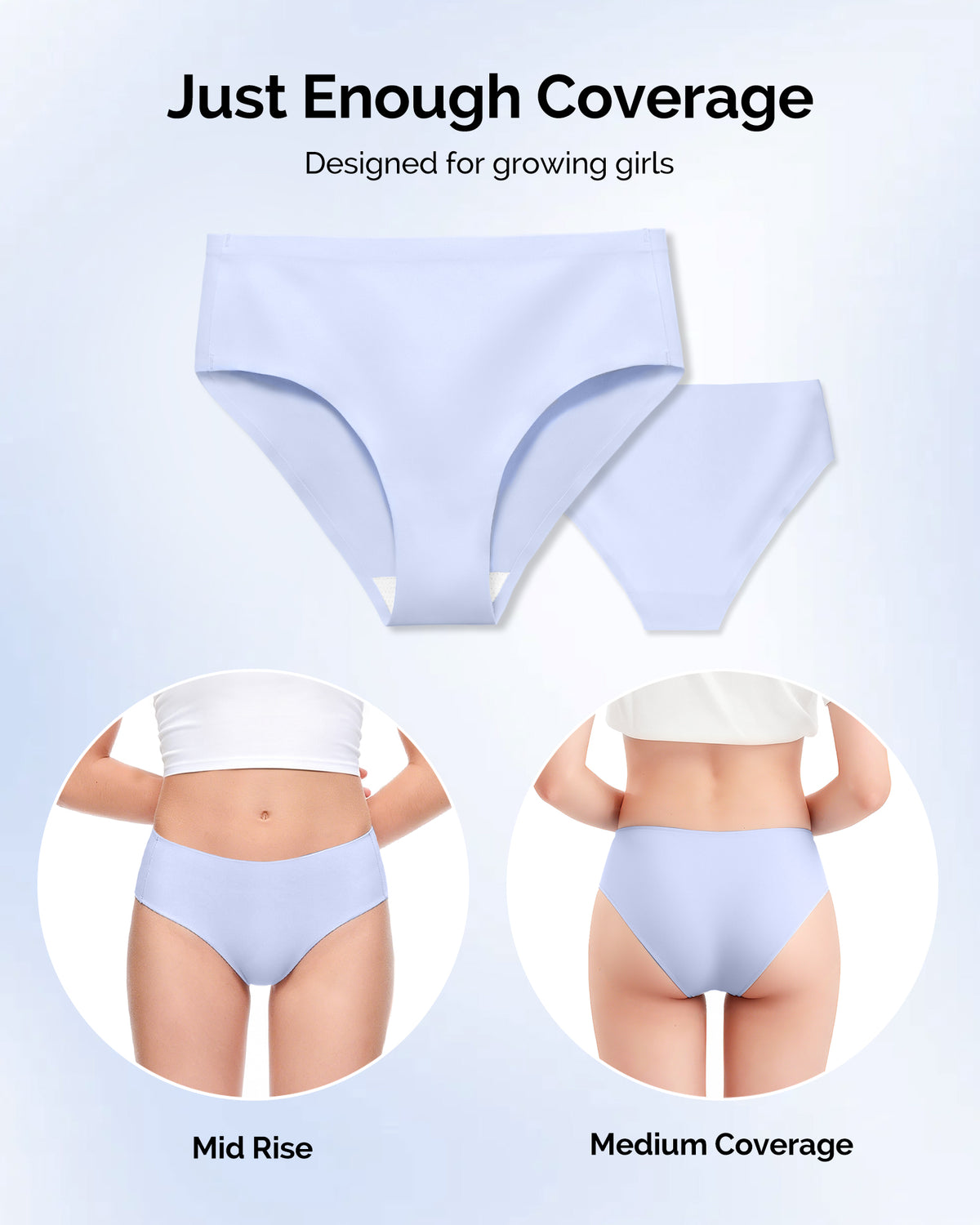 Seamless Teen Underwear 6PACK