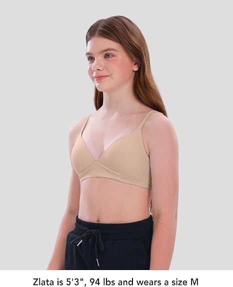 Lightly Padded Teen Bras 5/3/2/1PACK