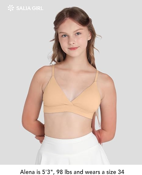 Soft Cotton-Modal Teen Bra 3PACK