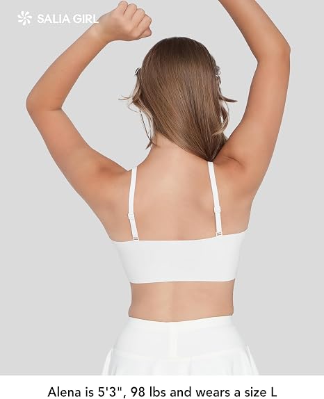 Lace Trim Seamless Training Bras 4/2PACK