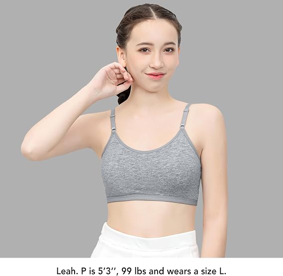 Sport Cami Teens Girls Training Bras 4/2PACK