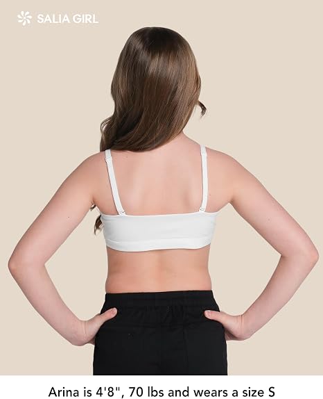 Double-Layer Cotton Training Bras 4/2PACK