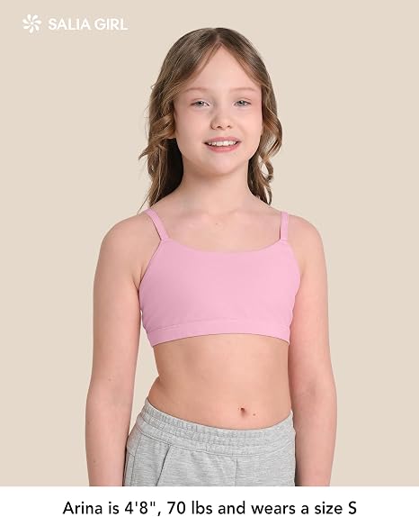 Double-Layer Cotton Training Bras 4/2PACK