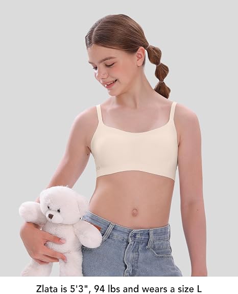 Fixed Padding Girls Bra 4/2PACK