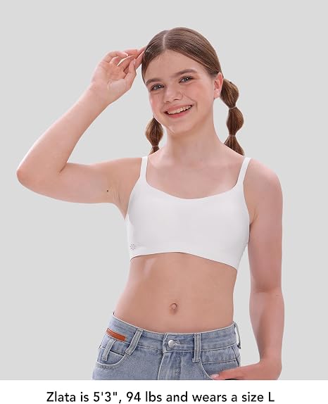 Fixed Padding Girls Bra 4/2PACK