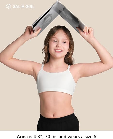 Double-Layer Cotton Training Bras 4/2PACK