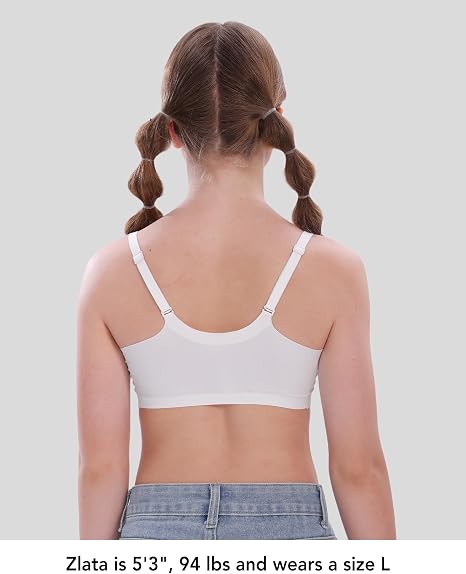 Fixed Padding Girls Bra 4/2PACK