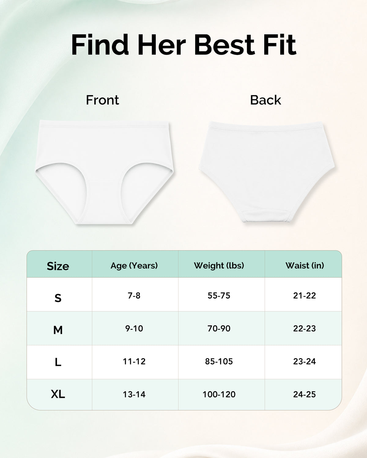 Soft Girls Underwear 6PACK