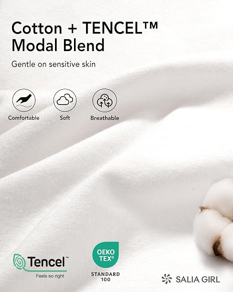 Soft Cotton-Modal Teen Bra 3PACK