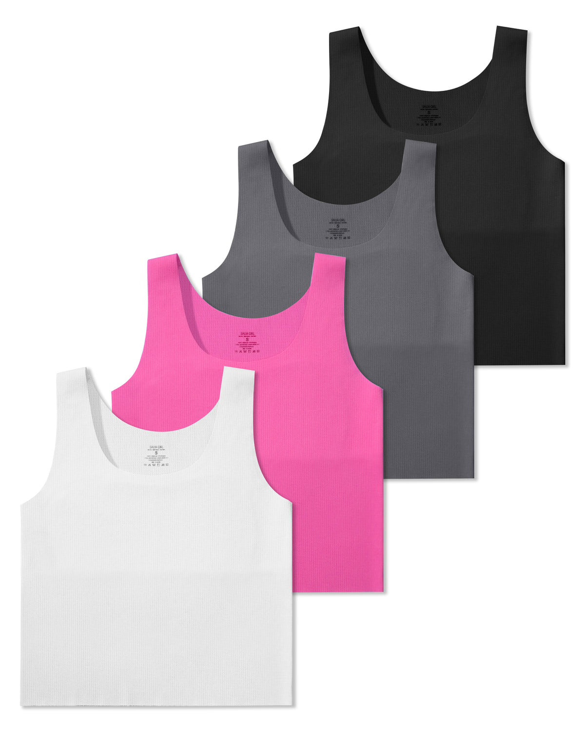 4/2 PACK Double Layer on Chest Seamless Starter Tank Sports Bra