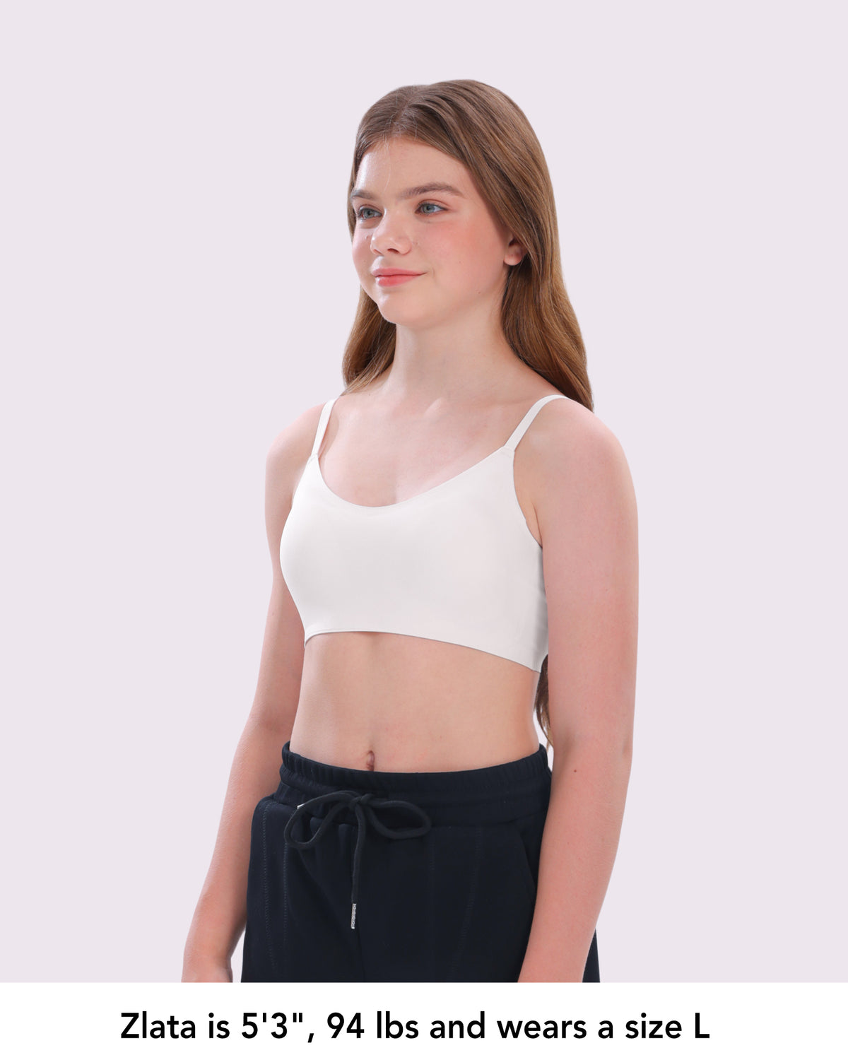 4/2 PACK Soft Fixed Padding Seamless Cami Sports Training Bra