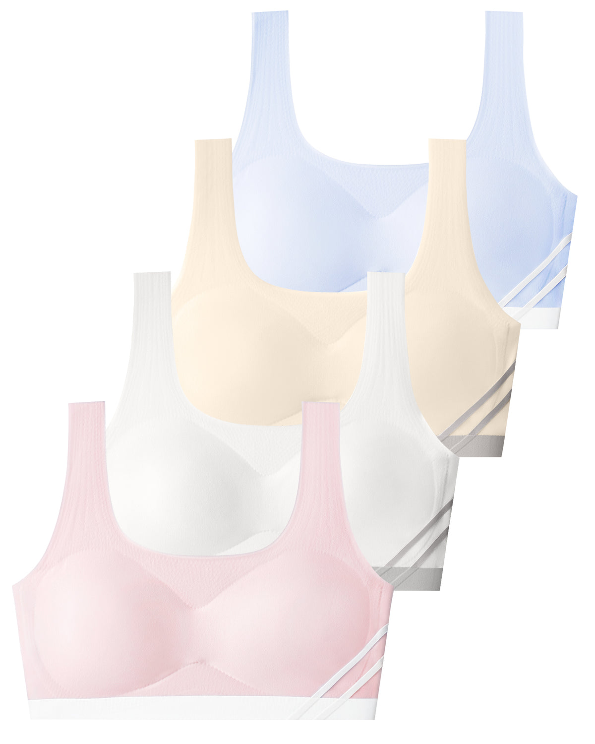 4/2 PACK Cotton Sport Tank Bralette