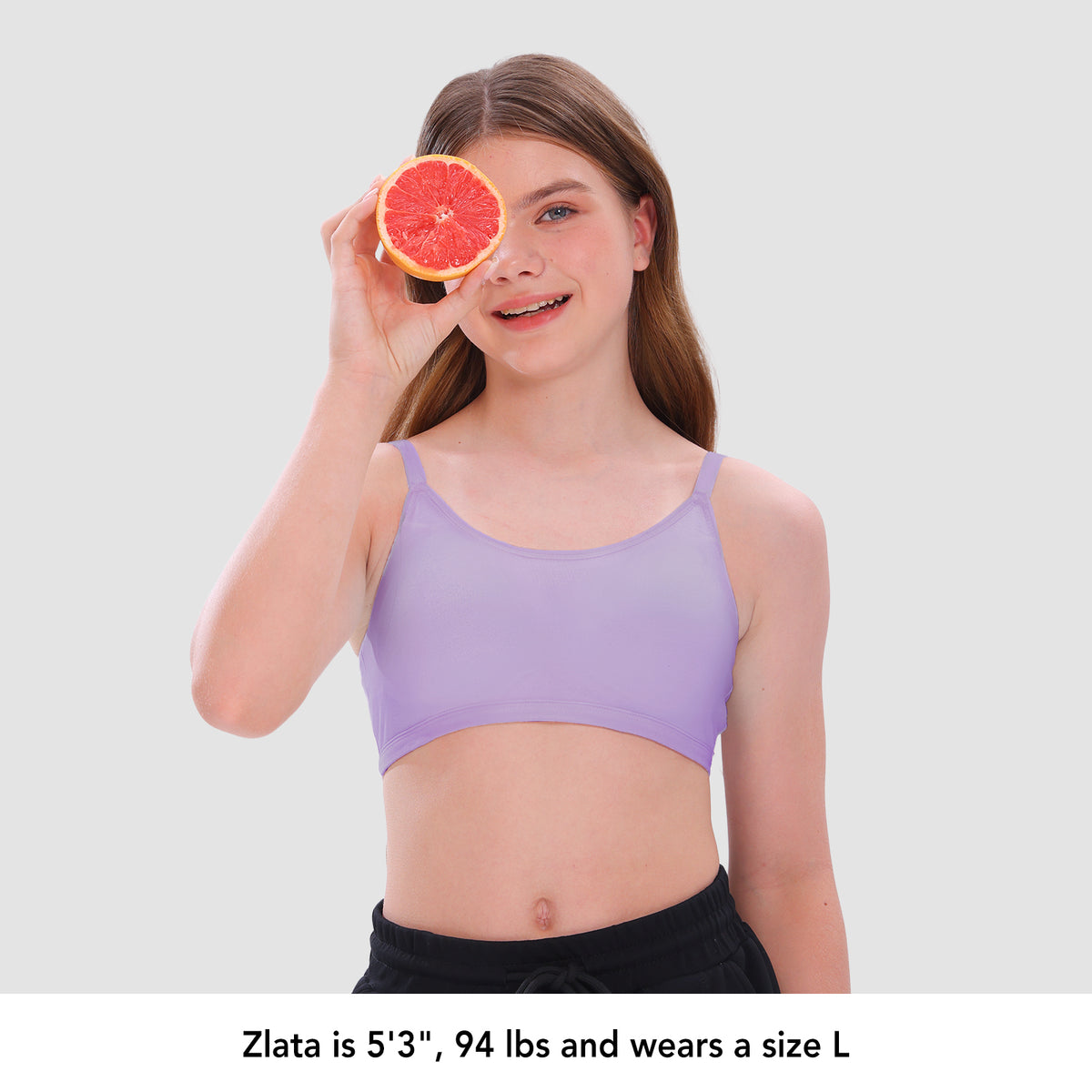 4 PACK Sport Cami Bra Fixed Pad