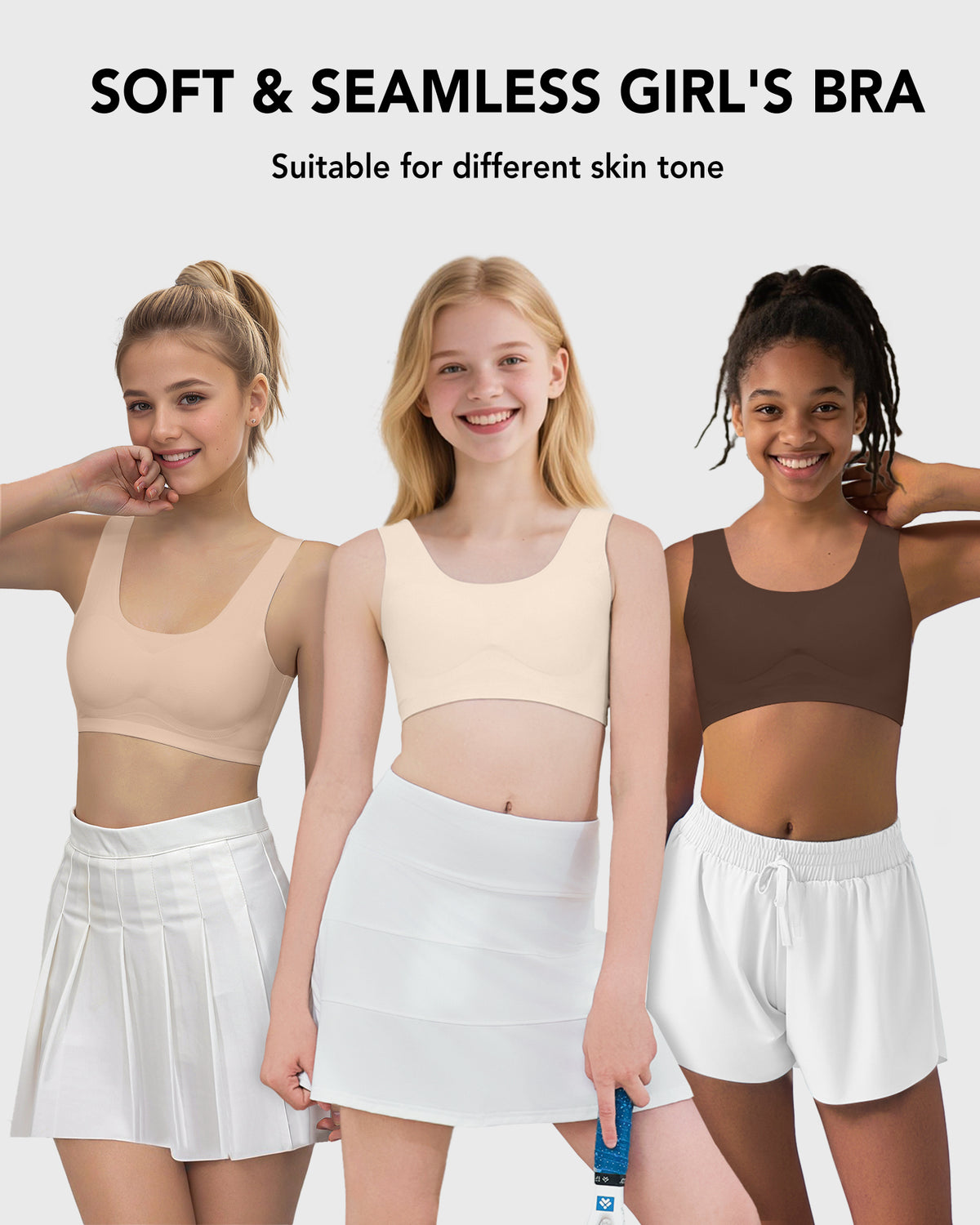 4/2 PACK Cotton Sport Tank Bralette
