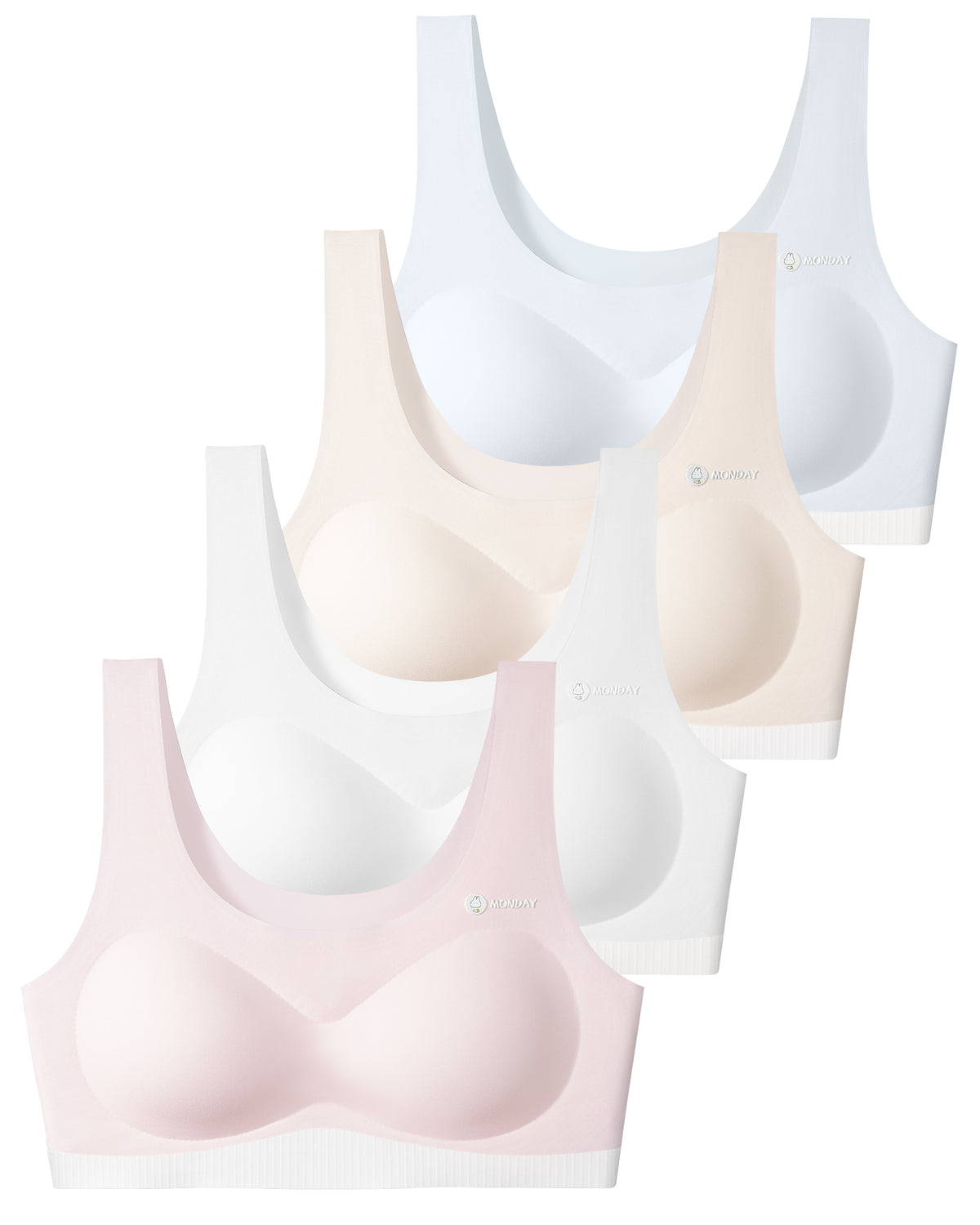 4/2 PACK Cotton Sport Tank Bralette