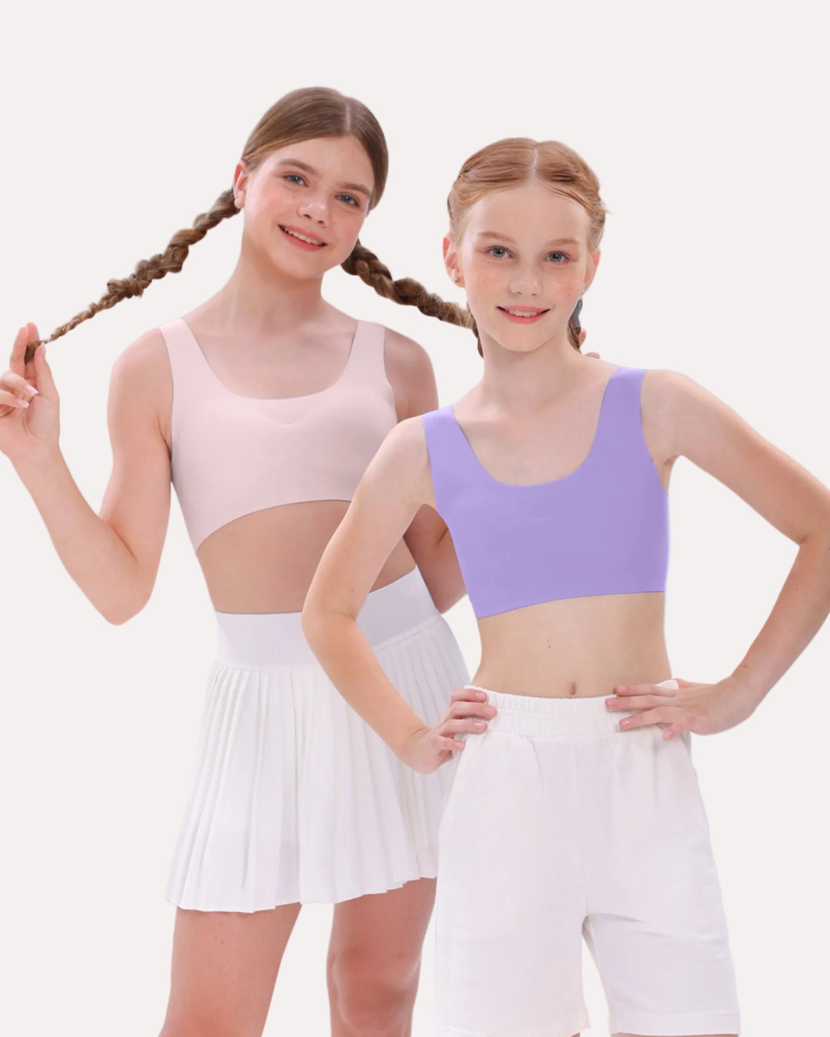 4/2 PACK Cotton Sport Tank Bralette