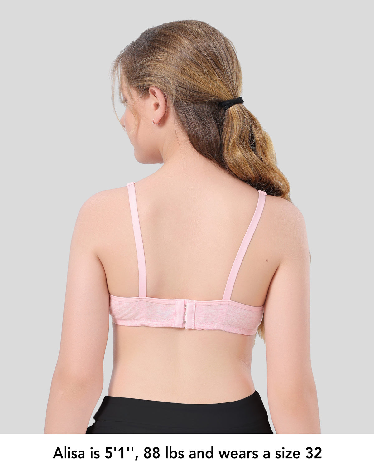 4 PACK Soft Padded Cotton Wireless Training Bra