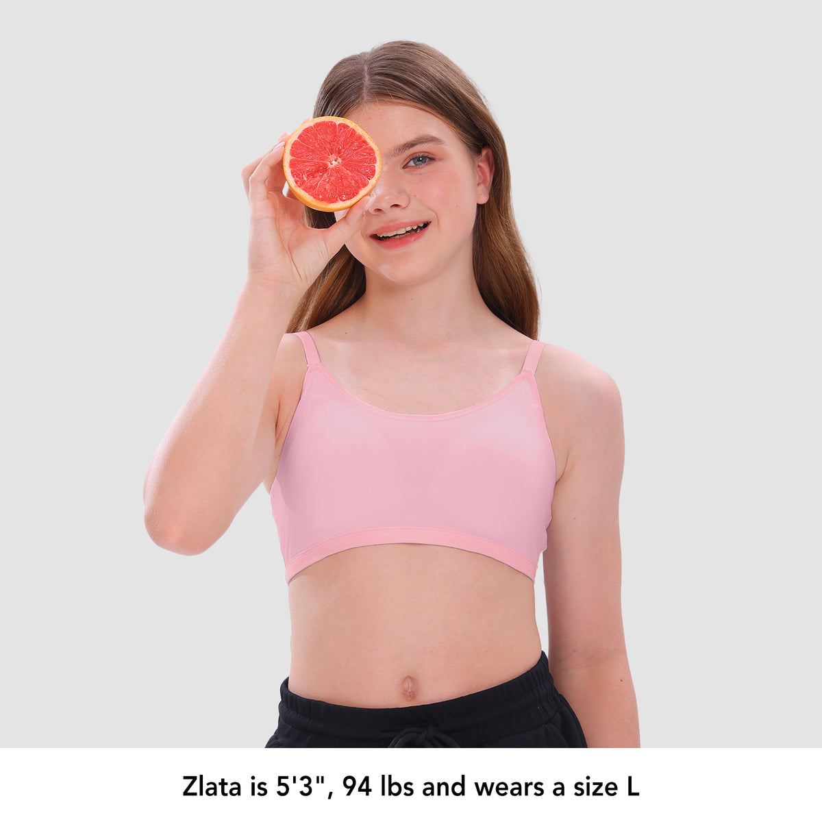 4 PACK Sport Cami Bra Fixed Pad