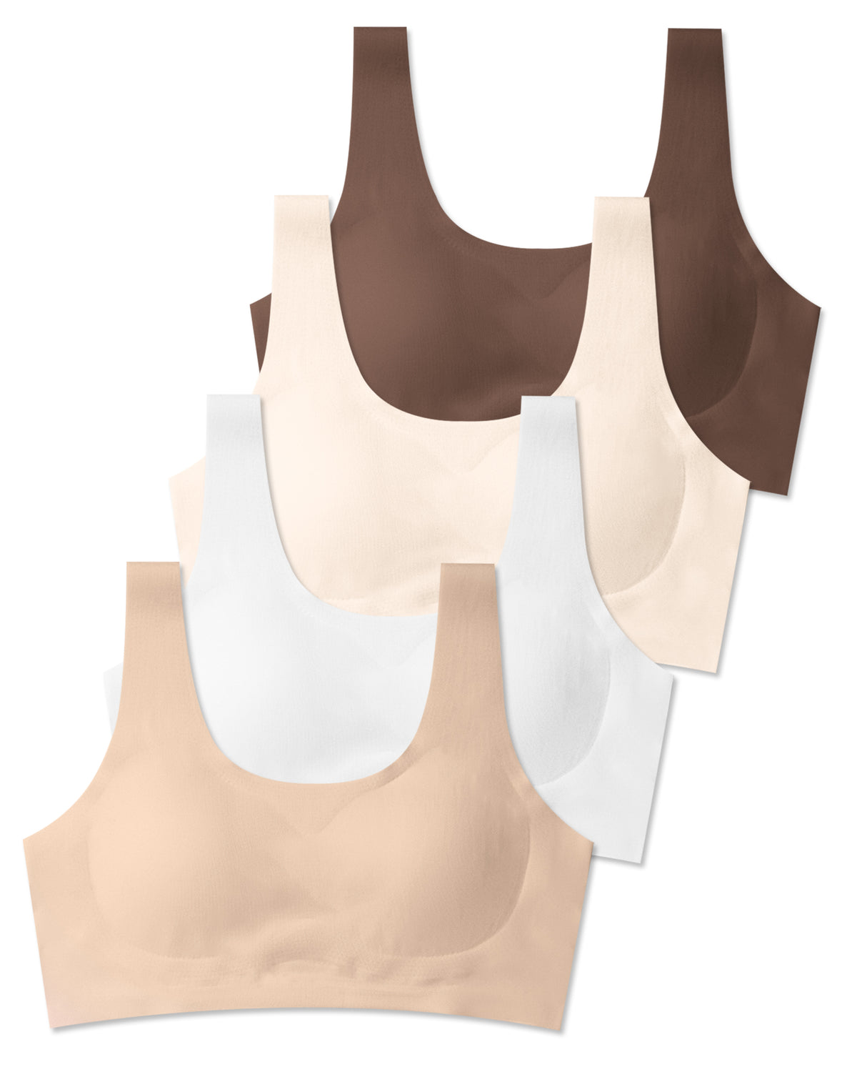 4/2 PACK Cotton Sport Tank Bralette