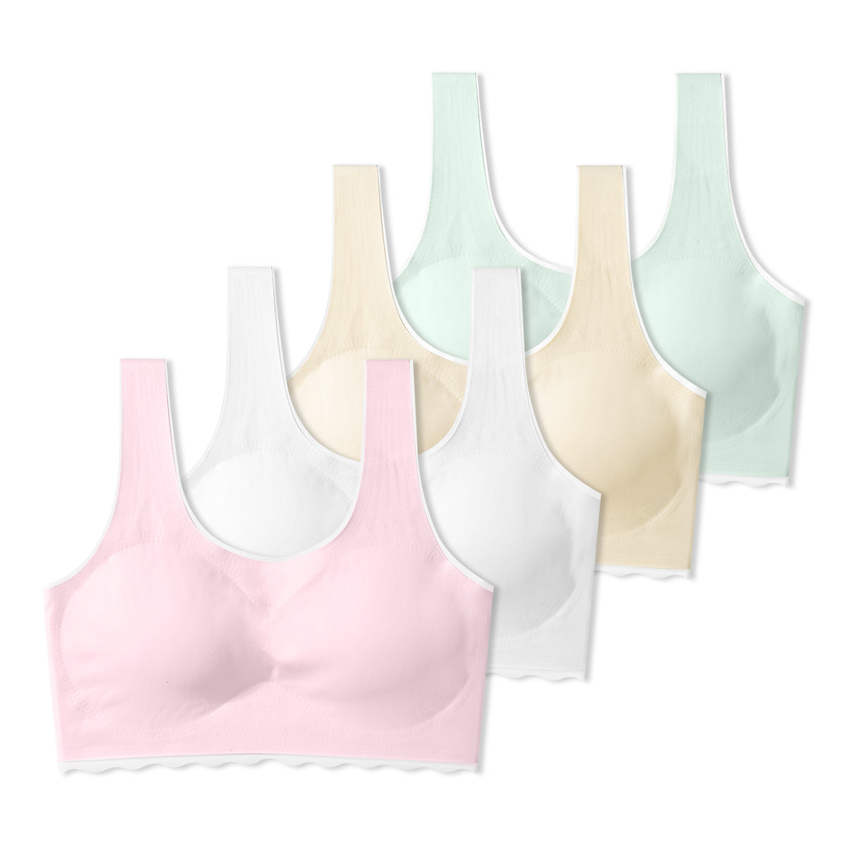 4/2 PACK Cotton Sport Tank Bralette