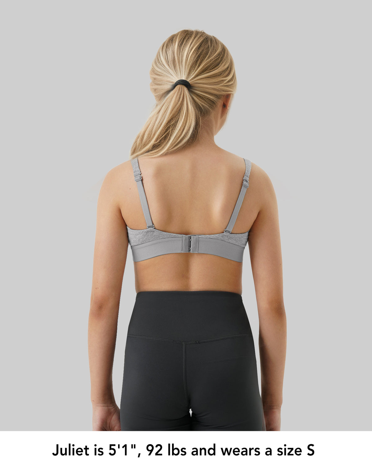 4 PACK Sport Crop Cami Bras with Adjustable Straps